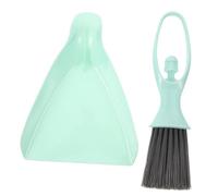 Didiseaon Portable Dustpan and Broom for Hamster Cage Cleaning Plastic Small Animal Cage Sweeper Kit for Rabbits Guinea Pigs Hedgehogs Multipurpose Desktop and Keyboard Cleaner