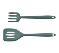 Didiseaon Portable Heat Resistant Silicone Fork and Non-Stick Wok Spatula Set for Cooking and Baking, Multi-Function Kitchen Utensils for Hotels and Chinese Restaurants