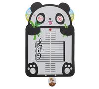 Didiseaon Portable Music Notation Cards with Panda Design for Piano Beginners Rhythm Flashcards for Music Theory Practice Home School Classroom Learning Tool