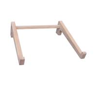 Didiseaon Portable Natural Beech Wood Laptop Stand with Anti-slip Pads Height Riser for Notebooks Ergonomic Computer Holder for Office Home and Travel Use