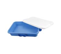 Didiseaon Portable Sand Tray with Lid Multi Use Storage Box for Handheld Craft Organizer Sand Tray for Indoor Play Design for