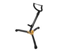 Didiseaon Portable Saxophone Stand Foldable Non Skid Bracket with Support for Alto and Tenor Saxophones Easy Assembly Musical Instrument Display Rack for Home and Studio Use