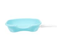 Didiseaon Portable Shampoo Bowl for Bedridden Elderly and Pregnant Women, Green Hair Washing Basin with Drainage for Bedside Use, Medical Care Hair Wash Tray for Home and Hospital