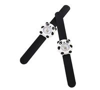 Didiseaon Portable Silicone Kids Watch Digital Analogue for Boys/Girls Panda Shape Wristwatch Accurate Time Keeping Children's