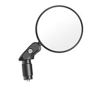 Didiseaon Practical Round Handlebar Bike Mirror with Foldable Convex Lens Easy Installation and Viewing Angle for Enhanced Rear Visibility Road and Mountain Bikes