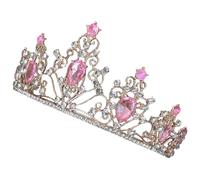 Didiseaon Princess Tiara Rhinestone Crystal Crown Bridal Headpiece for Wedding and Birthday, Elegant Sparkling Hair Accessories for Women and Girls