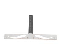 Didiseaon Professional Three-point Eyebrow Ruler Metal Measuring Tool for Eyebrows with Reusable Stencil Kit, Easy to Carry for Makeup a Trip Use