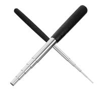 Didiseaon Professional Wire Loop Winding Rods with Non-slip Handle Metal Jewelry Forming Tools for Wire Wrapping Loop Making and Beading Accessories Black Textured Mandrels for Jewelry