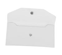 Didiseaon Pu Money Envelope Wallet for Women, Reusable Budget Cash Envelope Organizer, Minimalist Cream Leather Wallet for Events and Travel