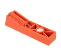 Didiseaon Punch Locator Woodworking Dowel Tool, Plastic and Metal, Orange, Precise Drilling for Drilling Holes the Side of Wood Planks