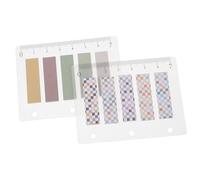 Didiseaon PVC Index Stickers Self-Adhesive Student and School Index Tabs 4pcs Unique Design Assorted Colour for Organising and Reminding Appointments for Learning and Reports