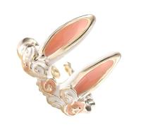Didiseaon Rabbit Ear Open Ring for Women Fashionable Animal Design Jewelry Comfortable Open Band Finger Accessory for Daily Wear Parties Cosplay Halloween and Special Occasions