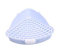 Didiseaon Rabbit Litter Box Plastic Corner Toilet Mesh Grid for Small Pets, Indoor Potty Trainer for Gardens and Parks