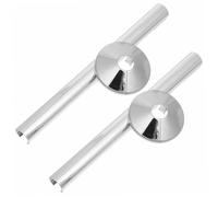 Didiseaon Radiator Pipe Covers with Chrome Plated Abs Plastic Sleeves and Decorative Collars for Central Heating Pipes Clip Radiator Accessories for Living Bathroom Kitchen Decor