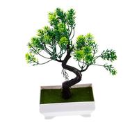 Didiseaon Realistic Faux Bonsai Tree Small Potted Artificial Plant for Indoor Home Office Decor Versatile Low Maintenance Greenery Decorative Item for Shelves and Windowsills
