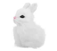 Didiseaon Realistic Miniature Bunny Model Animal Figurine for Biology Learning Accurate Rabbit Anatomy Teaching Tool for Home Classroom and Educational Use
