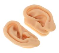 Didiseaon Realistic Practice Silicone Model Nursing Ear Training Ear for Piercing Suitable Use Prop for Travel and Teaching