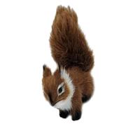 Didiseaon Realistic Squirrel Figurine Garden Ornament with Artificial Outdoor Animal Sculpture for Courtyard Lawn Decoration Creative Miniature Model