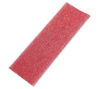 Didiseaon Red Microphone Rhinestone Sleeve for Handheld Microphone Comfortable Hand Feeling and Not Easy to Fade Fabric Cover, Sparkling Glitter Decorative Mic Handle Sleeve for Performance