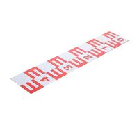 Didiseaon Reflective Practical Self-adhesive Design Aluminum Alloy Water Level Gauge Stick with Metal Water Level Measuring Tool, for Ponds, Lakes, and Swimming Pool Accessories