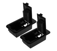 Didiseaon Replacement Battery Holder Case 2Pcs 9V with Cover for Active Guitar Bass Pickup, Battery Compartment Designed for Demanding Tour and Stage Use