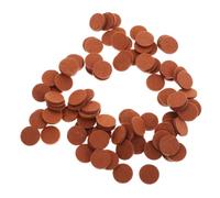 Didiseaon Replacement Refill Pad round Cotton Brown 100pcs Aroma Fragrance Tablet Strong Oil Absorption, Odour Neutralising for Aroma Pendant and Essential Oil Diffuser Home and Car