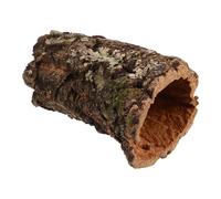 Didiseaon Reptile Hide Cave: Hollow Log Hideout 7-8cm Diameter for Terrarium and Aquarium, Artificial Birch Tree Trunk Habitat Decor for Gecko, Snake, Lizard and Amphibian Pets