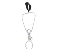 Didiseaon Reptile Lamp Clamp with Sturdy Clip Aluminum Alloy Black Fixture | Indoor Outdoor Use, Safe Convenient Holding, for Bearded Dragons and Reptile Habitat Lighting Setup