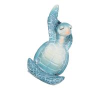 Didiseaon Resin Sea Turtle Figurine Vintage Blue Weather Resistant Decor