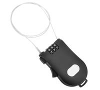 Didiseaon Retractable Cable Lock for Snowboard Scooter and Bike Compact Lightweight Plastic Security Lock with Coded Combination Versatile Theft Protection for Outdoor Sports and Equipment