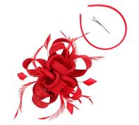 Didiseaon Retro Mesh Yarn Headband for Tea Party Party Headpiece Wedding Church Hat Accessory