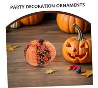 Didiseaon Reusable Fabric Pumpkin Ornaments with Playful Faces for Halloween Party and Thanksgiving Harvest Table Centerpiece Soft PP Cotton Filled Family Friendly Holiday Decor