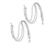 Didiseaon Rhinestone Shoe Chain Jewelry for Women Multi-layered Bling Boot Chains Zinc Alloy Foot Charms Stylish Accessory for White K