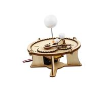Didiseaon Rotating Solar System Model Kit Educational Puzzle for Adults and DIY Space Planet Earth Moon Assembly with Watercolor Pens and Glue Science Teaching Aid for Astronomy Learning and