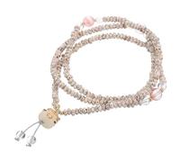 Didiseaon Round Bead Bracelet for Women Handmade Wooden Beaded Necklace Ethnic Spiritual Jewelry for Meditation and Yoga Unique Craftsmanship Timeless Charm