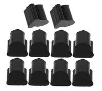 Didiseaon Rubber Rotary Valve Pads with Easy Installation and Precision Fit 10 Pcs 4mm Black Rubber Bumper Stops Wind Instrument Accessories for Music for French Horn and Euphonium