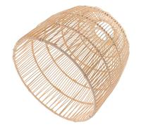 Didiseaon Rustic Rattan Woven Lampshade for Ceiling Light Lightweight Pendant Lamp Cover Natural Weave Design for Home Decor and Cozy Atmosphere