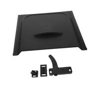 Didiseaon Rv Door Lock with Right Hand Handle and Black Protective Cover Ergonomic Screen Door Latch Kit for Trailers and Campers UV Resistant Panel