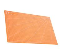 Didiseaon Self Healing Cutting Pad Large Rotary Cutting Mat Double Sided Design Sturdy Pp Material Orange for Crafts Artists and DIY Enthusiasts on The Go