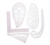 Didiseaon Sewing Ruler for Clothing Proofing and Pattern Making Flexible Quilting and Patchwork Rulers with Clear Scales Curved Cutting Templates for Dressmaking and Manual Measurement