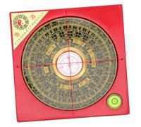 Didiseaon Shaped Chinese Feng Shui Compass Adornment Retro Pan Craft with Precise Scale Traditional Home Decor for Hanging Display and Gift