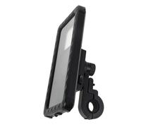 Didiseaon Shockproof Motorcycle Phone Mount with Adjustable Elastic Grip Vibration Resistant Handlebar Holder for Smartphone Quick Installation for All Weather Riding
