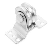 Didiseaon Silent Wheel Rope Pulley with Track Groove Fixed Pulley for Material Handling and Lifting Vibration-reducing Design Suitable for Industrial and Household Use