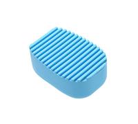 Didiseaon Silicone Clothes Washing Brush 1-piece Mini Handheld Scrubbing Washboard Thickened Blue Laundry Cleaner for Home Use for Delicate Fabrics