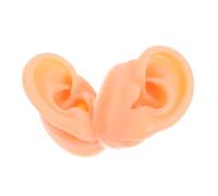 Didiseaon Silicone Ear Model for Body Piercing Practice Soft Fake Ear Mold for Jewelry Display for Boys and Girls Education