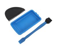 Didiseaon Silicone Glue Applicator Tool with Brush and Tray for Wood Glue and Epoxy Resin, Featuring Nonstick Performance and Human-Engineered Handle, for On-the-go Artisan and Resin