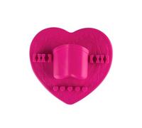 Didiseaon Silicone Makeup Brush Holder Brush Cleaning Mat Drying Holder Organiser Wall-mounted Rack Random Color