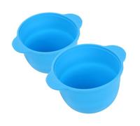 Didiseaon Silicone Wax Warmer Pot Liners Reusable Face Mask Bowl 2pcs Hair Removal Wax Accessories 300ml Skin Type