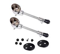 Didiseaon Silver Stainless Steel Drum Support Leg Stand with Easy to Adjust Height and Adjustable Design Including Two Drum Legs for Bottom Stand Support