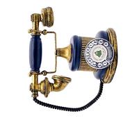 Didiseaon Simulated Old Telephone Booth Shaped Ornament for Desktop Home Decor Living Bedroom Shop Bar Window Display